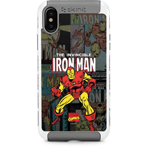 Marvel Classic Comics Iron Man Action Vintage iPhone Cases